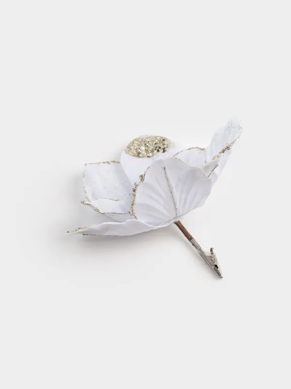 Украшение декоративное, 20 см, на клипсе, пластик, Flower decor, image-2