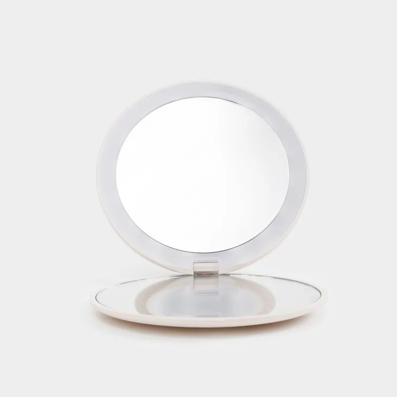 Зеркало карманное, двустороннее, с подсветкой, Vesta, image-1