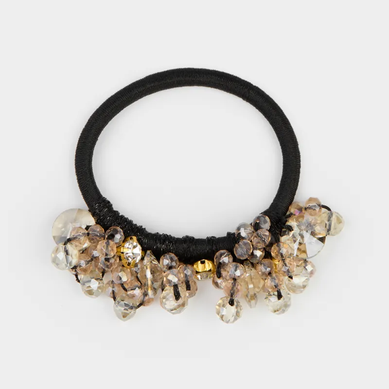 Резинка для волос, 5 см, стекло, Кристаллы, Hair crystal