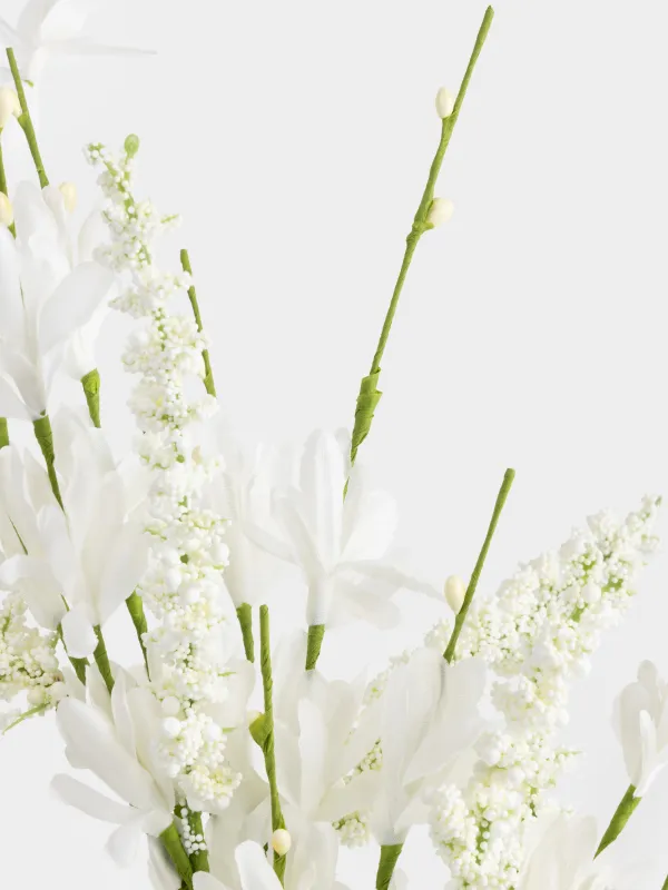 Ветка декоративная, 84 см, Белые гладиолусы, Flower garden, image-3