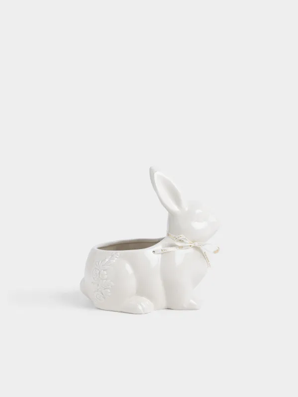 Конфетница, 18х18 см, Кролик с цветами, Rabbit pattern, image-2