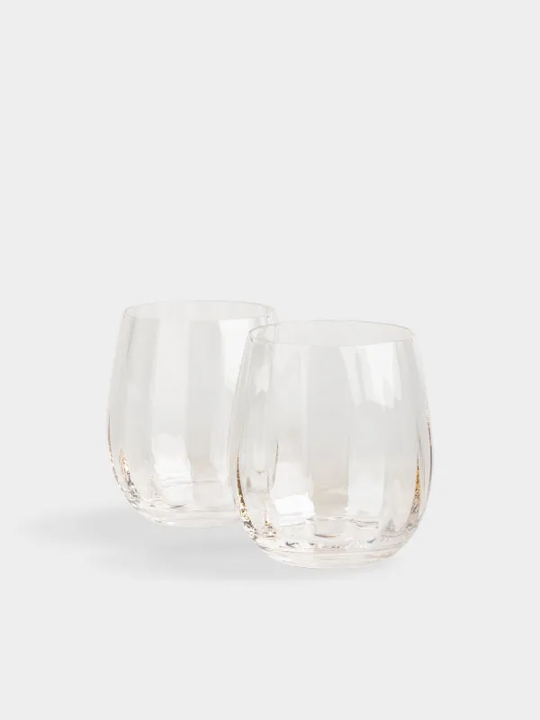 Стакан, 10 см, 450 мл, 2 шт, стекло, бежевый, Filo R color, image-3