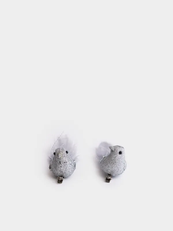 Украшение декоративное, 14 см, 2 шт, на клипсе, Птица, Birds NY, image-2