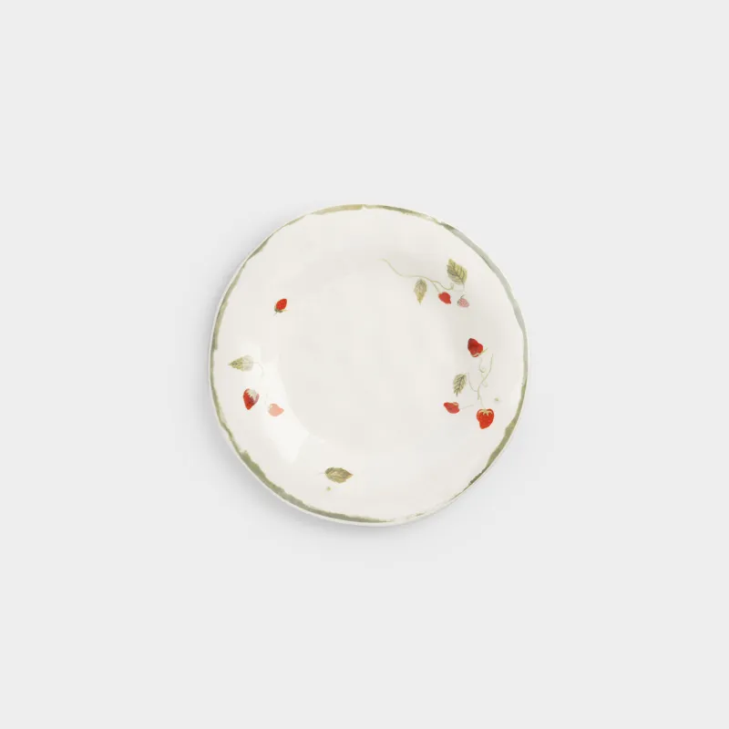 Тарелка закусочная, 23 см, Земляника, Strawberry crumple