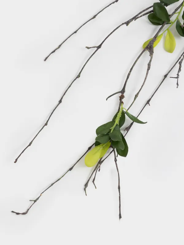 Ветка декоративная, 1,3 м, пластик/полиэстер, Желтые цветы, Leafs decor, image-3