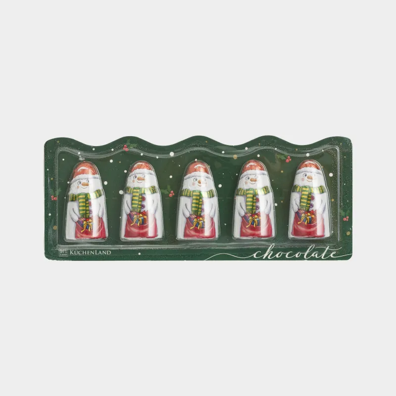 Конфета глазированная, 60 г, 5 шт, с натуральным экстрактом мяты, Снеговик, Sweet christmas