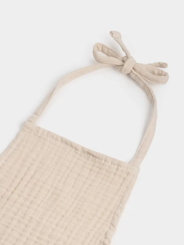 Фартук детский, 40х60 см, муслин, бежевый, Muslin kitchen, image-2