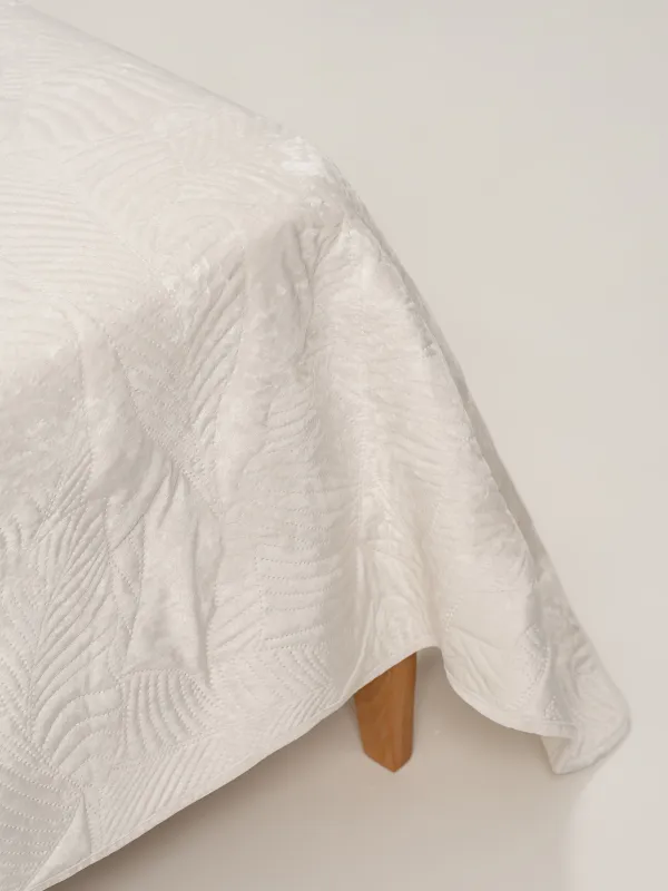 Покрывало, 220х240 см, стеганое, Листья, Stitch velvet, image-4