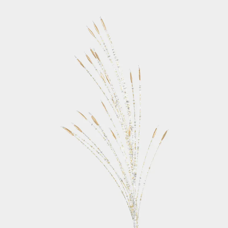 Ветка декоративная, 69 см, Мерцающая ветвь, Curved decor, image-1
