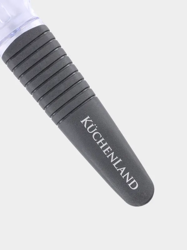 Скребок для стеклокерамической плиты, 16 см, 3 лезвия, пластик/сталь, черный, Black style, image-3