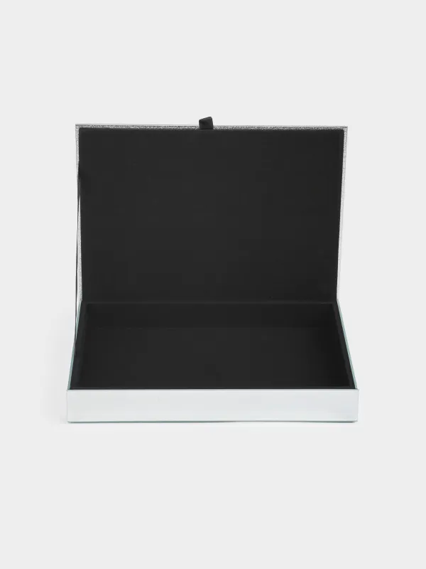 Шкатулка для украшений, 25х18 см, стекло, зеркальная, Actress, image-4