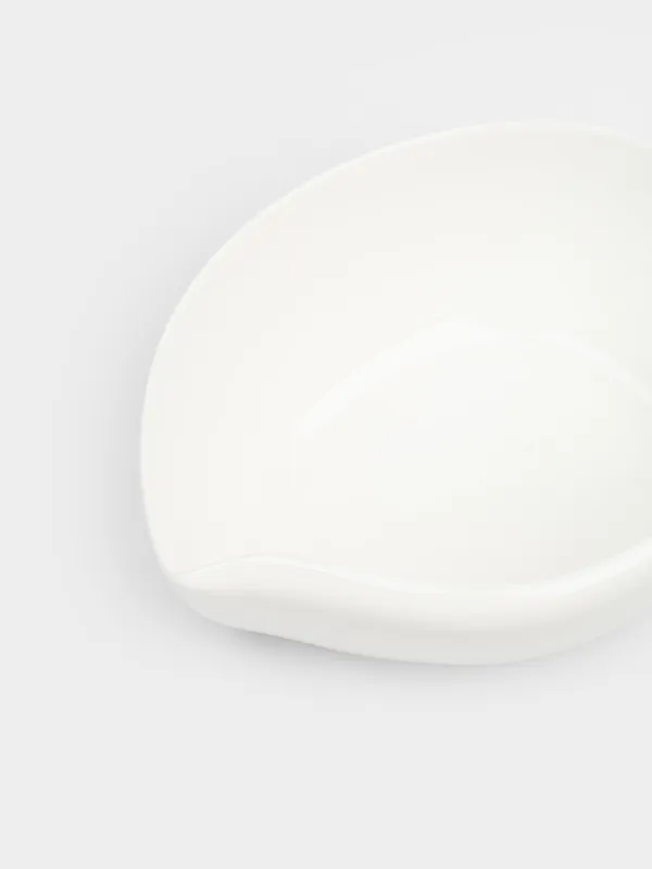 Салатник, 15х12х5 см, 380 мл, фарфор P, белый, Лепесток, Blomblad, image-2