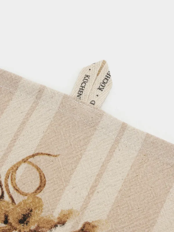 Полотенце кухонное, 40х60 см, хлопок, бежевое, Пасхальный кролик, Rabbit Easter, image-2