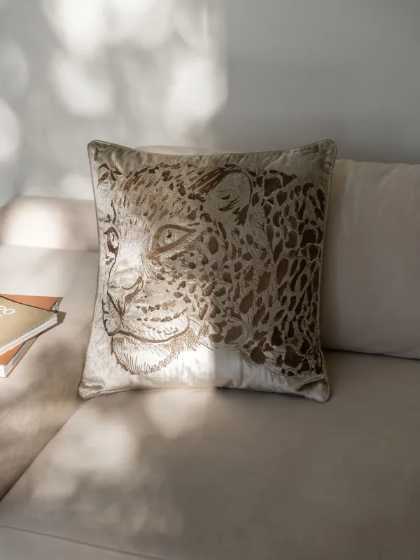 Подушка декоративная, 50х50 см, Ягуар, Panther, image-6