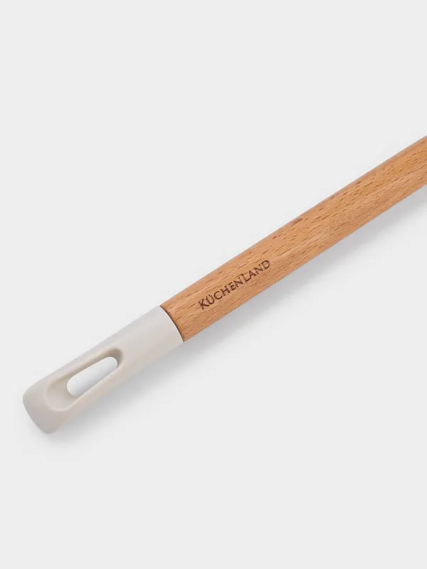 Половник, 33 см, силикон/дерево, молочный, Somerset, image-4