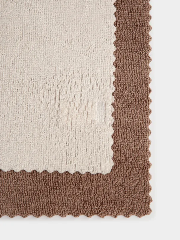 Тряпка для уборки, 32х32 см, 2 шт, с ворсом, Beige clean, image-2