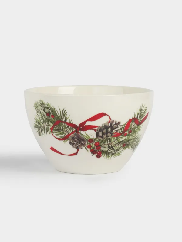 Пиала, 14х8 см, Шишки и рябина, Rowan delice, image-0