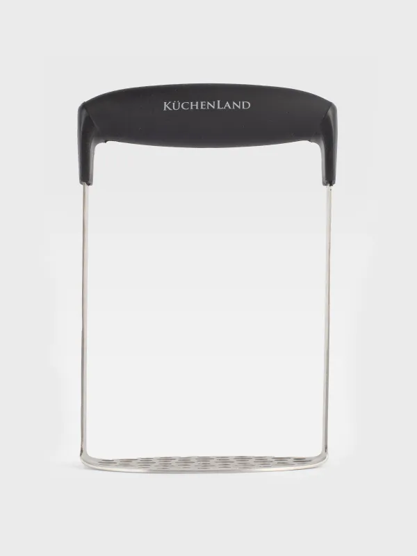 Пресс для пюре, 18 см, сталь/пластик, черный, Black style, image-1