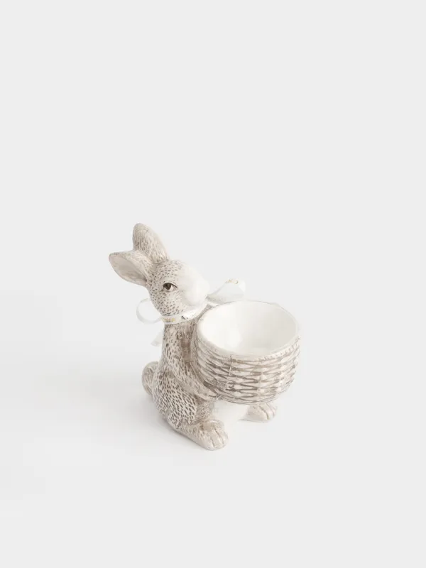 Подставка для яйца, 10 см, Кролик, Easter lace, image-2