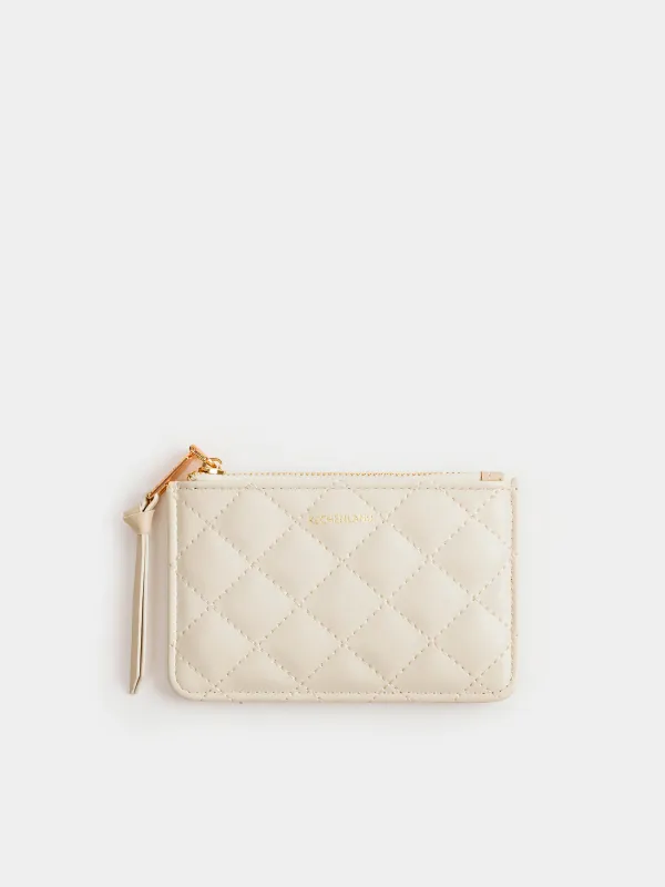 Кошелек женский, 13х8 см, с отделениями для карт, Quilted, image-0