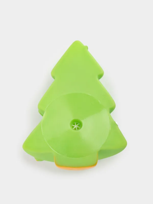 Набор игрушек для собак, 10 см, 2 шт, с пищалкой, резина, красный/зеленый, Кость и елка, Christmas pet, image-4