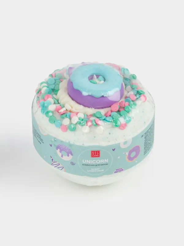 Бомбочка для ванны, с игрушкой, Зефир, Unicorn, image-3
