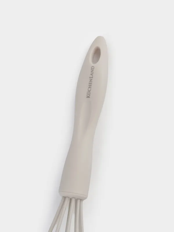 Венчик, 25 см, силикон/пластик, бежевый, Benefit, image-4