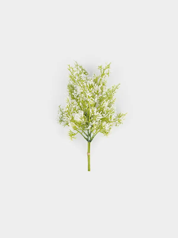 Букет декоративный, 34 см, Белые цветы, Flower garden, image-0
