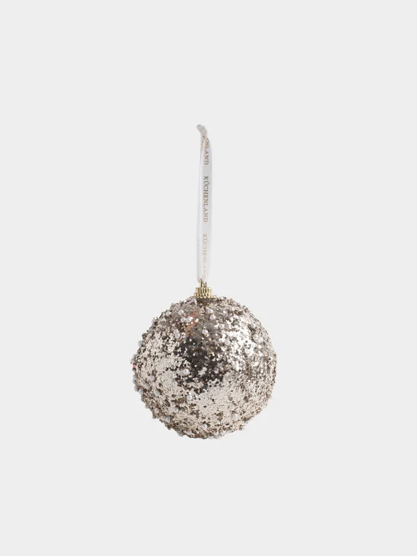 Игрушка елочная, 8 см, Шар в стразах, Ball sparkle, image-0