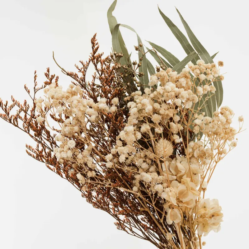Букет декоративный, 55 см, сухоцветы, Травы и цветы, Dried flower, image-3