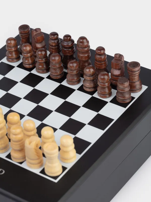 Набор сомелье, 4 пр, в коробке, сталь/пластик/дерево, черный, Шахматы, Bar, image-6