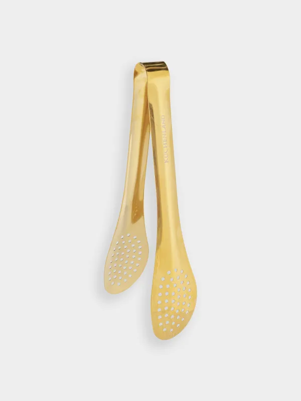 Щипцы кухонные, 24 см, сталь, золотистые, Device gold, image-0