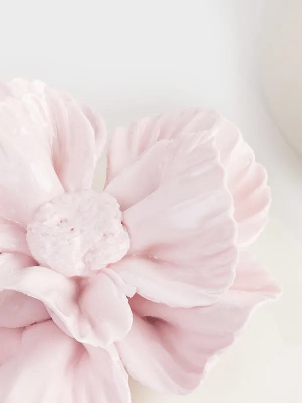 Шкатулка для украшений, 11 см, фарфор P, молочная, Цветок, Rose, image-2