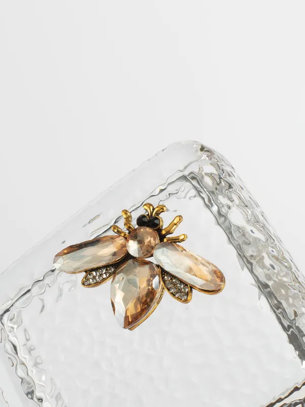 Емкость для хранения, 8х7 см, 160 мл, стекло/металл, Пчела, Ripply, image-4