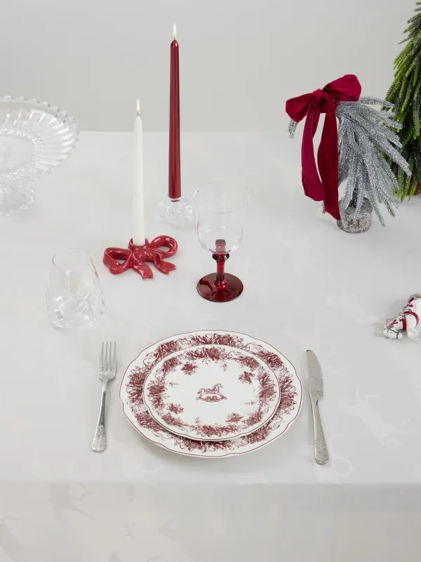 Скатерть, 160х160 см, из жаккарда, Лошади, Graceful horses, image-1