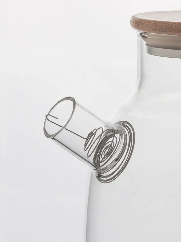 Чайник заварочный, 1,2 л, с фильтром, стекло Б/бамбук, Bamboo, image-3