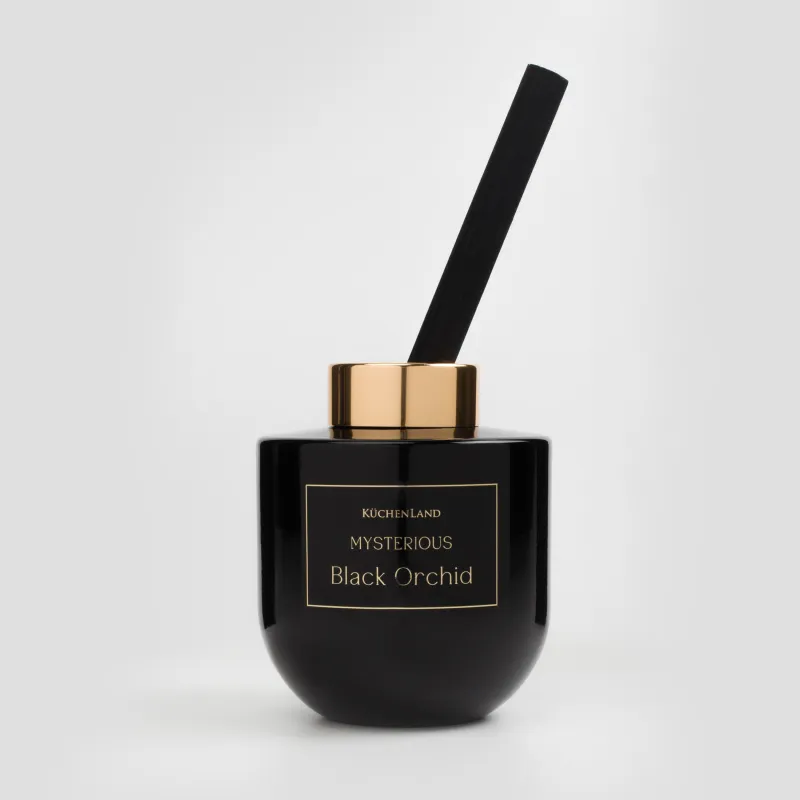 Ароматический диффузор, 150 мл, черный, Black Orchid, Mysterious, image-0