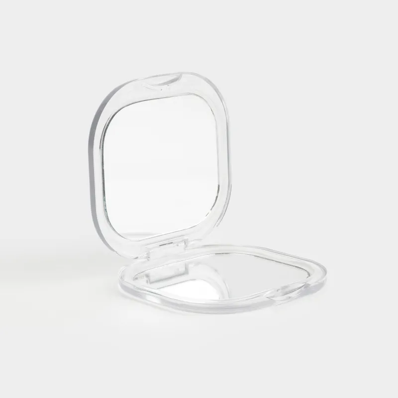 Зеркало карманное, 7х7 см, двустороннее, пластик, Messa, image-1