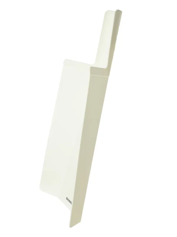 Доска-совок разделочная, 38x21 см, складная, с ручкой, пластик, бежевая, Extra-light, image-1