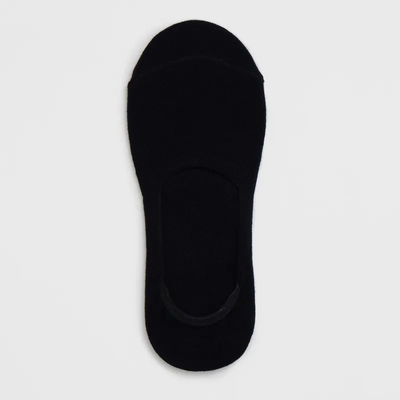 Носки-следки мужские, хлопок/полиэстер, черные, Basic