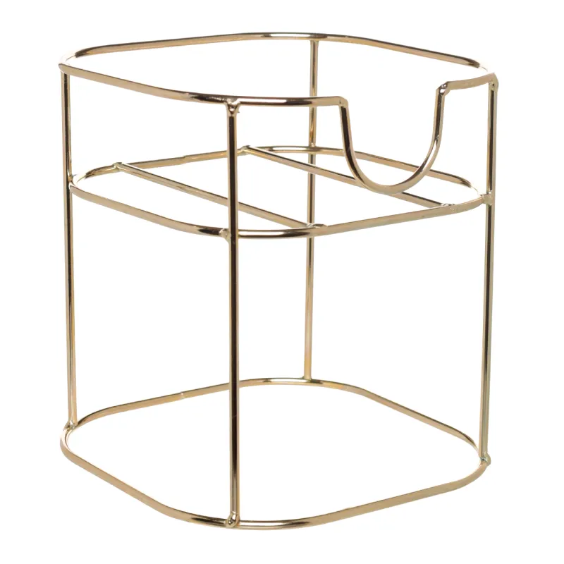 Набор для напитков, 4 перс, 5 пр, диспенсер на подставке, золотистый, стекло/металл, Regale, image-2