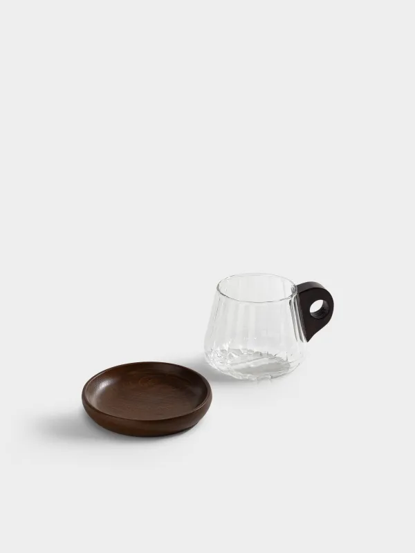 Кружка, 440 мл, на подставке, Camellia wood, image-2