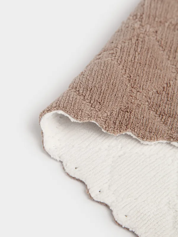 Тряпка для кухни, 26х17 см, 2 шт, Ворс с узорами, Beige clean, image-2