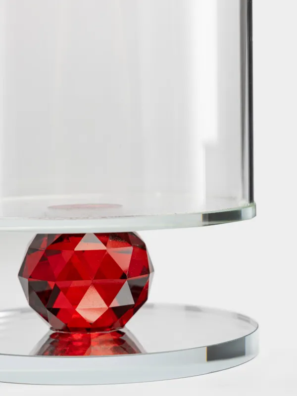 Подсвечник, 16 см, для цилиндрической свечи, Lux crystal, image-1