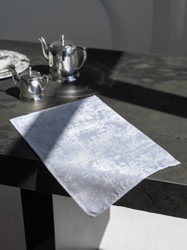 Салфетка под приборы, 30х45 см, полиэстер, прямоугольная, белая, Jacquard, image-8