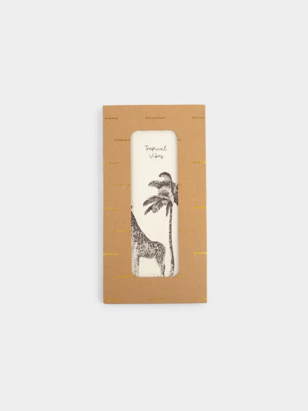 Подставка под горячее, 13x26 см, Жираф, Tropical vibes, image-3