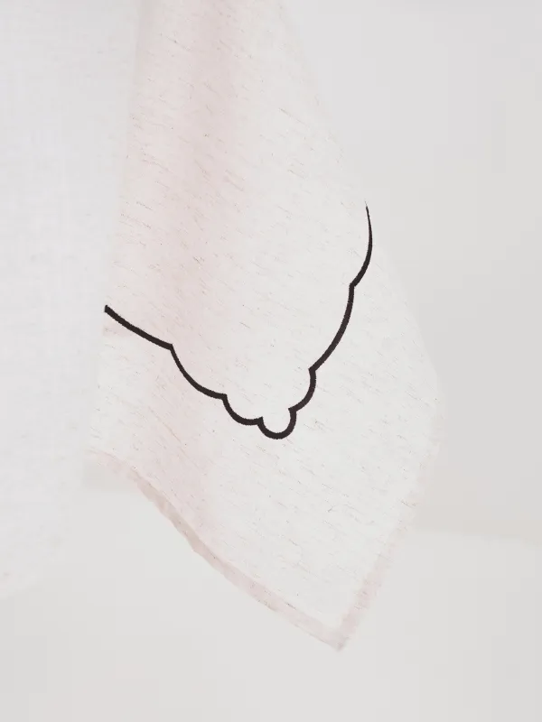 Скатерть, 170х250 см, полиэстер/лен, бежевый меланж, Винтаж, Melange outline, image-5