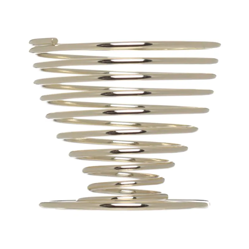 Подставка для яйца, 5 см, сталь, золотистая, Вихрь, Twist gold, image-1