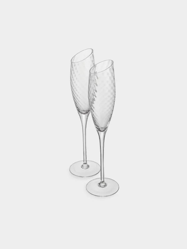 Бокал для шампанского, 170 мл, 2 шт, кристальное стекло, Charm V, image-1