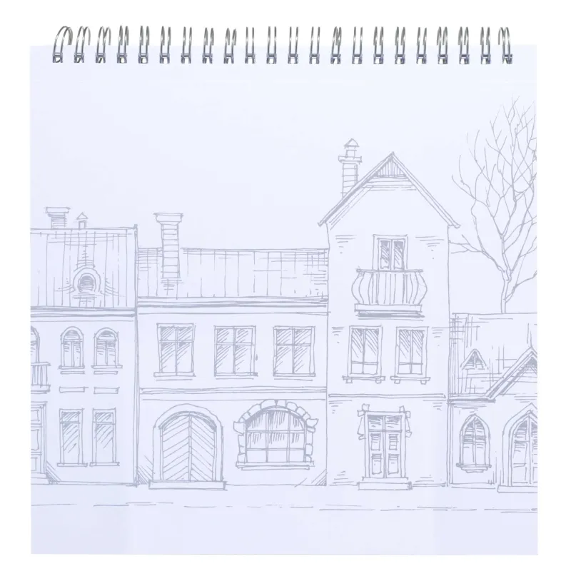 Альбом для раскрашивания, 21х21 см, 24 листа, на кольцах, Природа, Draw creative, image-1